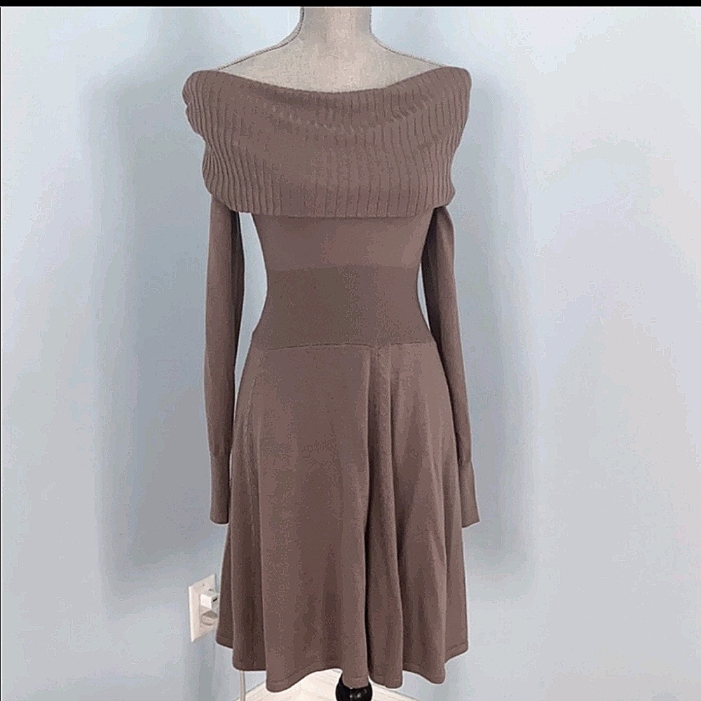 BCBG cowl sweater dress